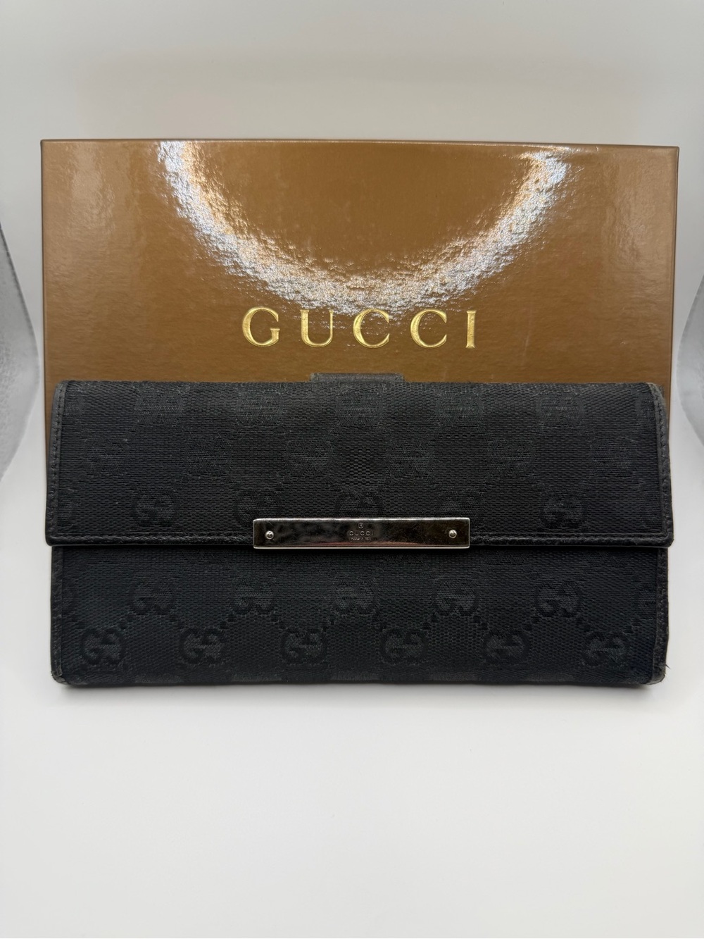 Gucci GG Monogram Canvas Long Wallet
